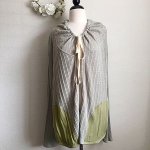 Ribbed Texture Hoodie